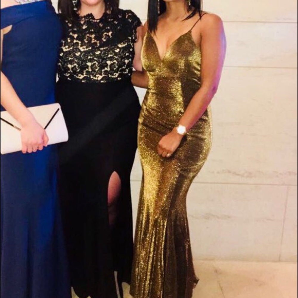 Golden Evening Gown
